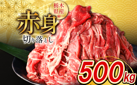 共通返礼品 栃木県産牛 赤身切り落とし [10月以降発送] 500g | 牛肉 焼肉 赤身 切り落とし ふるさと 納税 Youtube 紹介 イチオシ おすすめ 栃木県 下野市 しもつけ市