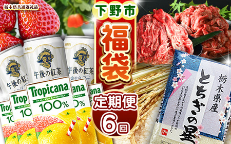 下野市のうまいもん定期便6回 
