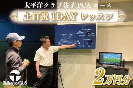 PGAゴルフアカデミー太平洋益子 土日祝 1DAYレッスン(20,000円分)
