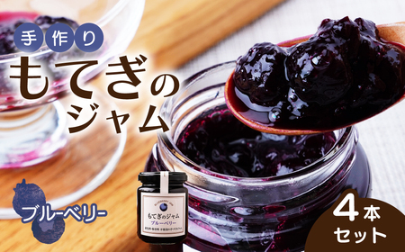 茂木産ブルーベリーを100%使用!ブルーベリージャム 160g×4本 保存料・着色料・香料不使用 | ジャム ジャム ジャム ジャム ジャム