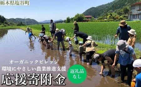 [返礼品なし]栃木県塩谷町 オーガニックビレッジ 環境にやさしい農業推進支援 応援寄附金