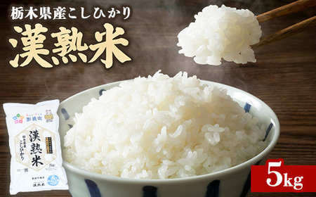 令和7年産 栃木県産コシヒカリ 「漢熟米」5kg 〔P-406〕 | 米 精米 お米 こめ 新米 単一米