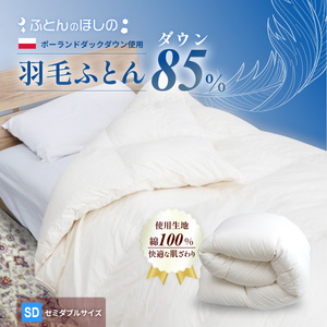 羽毛布団 ポーランドダックダウン85% セミダブル 布団