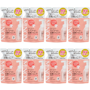 ミノンベビー全身シャンプー詰替用８個セット