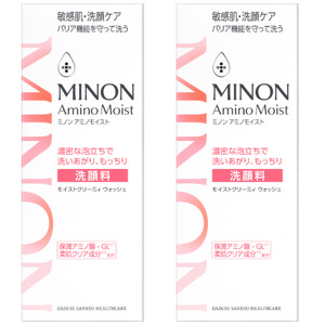 ミノン アミノモイスト モイストクリーミィ ウォッシュ2本セット