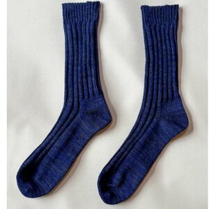 [ezu]someiro kutsushita /インディゴ◆高級◆コーマ糸◆湿調作用