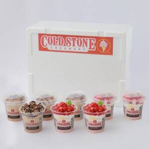 コールドストーン パフェアイス ストロベリー&チョコ 各4個(計8個入)[配送不可地域:離島]