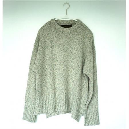 【ezu】color field sweater sougen /天然繊維◆草原◆Mサイズ【1720348】