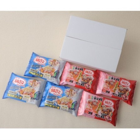 ふるさと納税限定 築地銀だこ UMAMIたこ焼6玉入り&えびたこ焼6玉入り 各3個 計6個セット[配送不可地域:離島]
