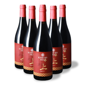 上ノ国ワイナリーの赤ワイン「上の赤」　750ml×6本