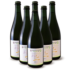 北海道 上ノ国ワイナリーの白ワイン「上の白ナイアガラ2023」　750ml×6本　ワイン　白ワイン　北海道ワイン　スパークリングワイン　家飲み　パーティー　プレゼント　高級　ディナー　お酒　果実酒