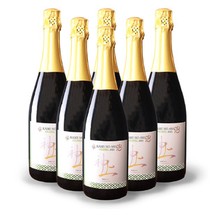 上ノ国ワイナリー「上の泡セイベルロゼスパークリング2023」　750ml×6本　北海道ワイン　ロゼ　スパークリングワイン　ロゼワイン　パーティー　家飲み　ディナー　果実酒