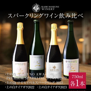 上ノ国ワイナリー「スパークリングワイン飲み比べセット」 750ml×各1本 北海道ワイン スパークリングワイン ワイン wine 飲み比べ お家飲み プレゼント