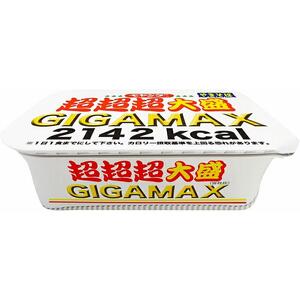 ペヤングソースやきそば 超超超大盛GIGAMAX 1ケース(8食)| 即席めん 即席麵 カップ麺 カップめん ラーメン カップやきそば 焼きそば ヤキソバ 惣菜 即席 非常食 保存食 常温 保存 防災 備蓄 災害対策 ストック まとめ買い