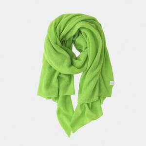 [ OTA KNIT ]ふわふわガーゼ ファーカシミヤ ショール(イエローグリーン)_装飾品・工芸品 ショール・ストール 服飾小物 _