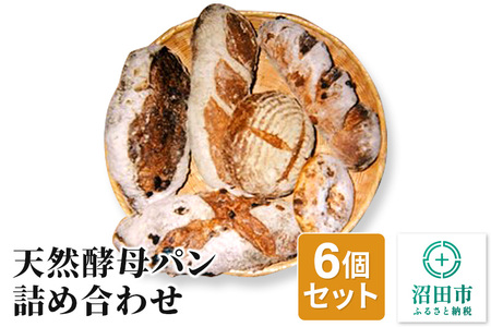 天然酵母パン6個詰め合わせ