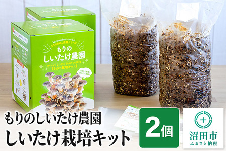 《期間限定10～4月発送》もりのしいたけ農園「しいたけ栽培キット」2個