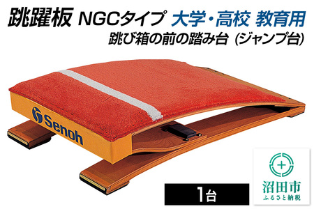 跳躍板 NGCタイプ 大学・高校 教育用 AJ051200 跳び箱の前の踏み台(ジャンプ台) 株式会社セノテック