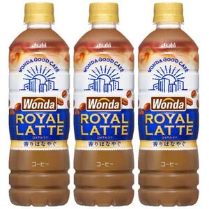 ワンダロイヤルラテ PET 500ml×24本_飲料・ドリンク 飲料 コーヒー・コーヒー豆 _【1604087】