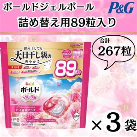 ボールド洗濯洗剤ジェルボール4D 華やかプレミアムブロッサムの香り89
