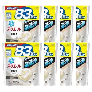 P&G アリエールジェルボールプロ 微香 つめかえメガジャンボサイズ(83個入り)×8個
