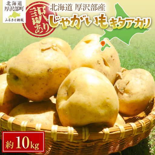 [2026年7月下旬頃より順次発送](訳あり) じゃがいも キタアカリ 10kg
