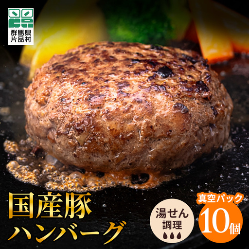 国産豚 ハンバーグ 10個セット