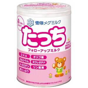 粉ミルク　雪印メグミルク　たっち(缶)1ケース(8缶入)/フォローアップ用【1446199】