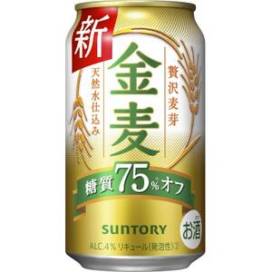 金麦 糖質 75％ オフ サントリー 350ml × 24本 【サントリー】〈天然水