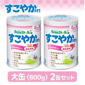 粉ミルク 雪印ビーンスターク すこやかM1 大缶800g×2缶セット/0ヶ月〜1歳向け