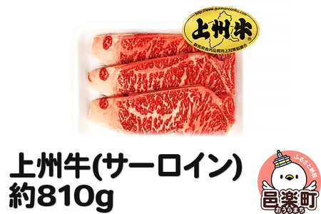 上州牛(サーロイン) 約810g 牛肉 ブランド牛 群馬県 特産品