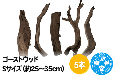 ゴーストウッド Sサイズ(約25〜35cm)5本