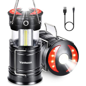 LEDランタン　ブラック　【11100-1633-1】