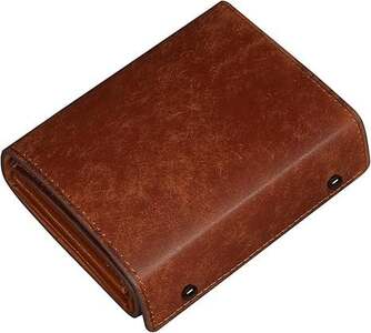 メンズ二つ折り財布 弁柄色 [11100-1990]