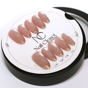 ネイルチップ ミディアム[艶羽衣]XSサイズ Antellijan大宮ネイルサロンのハンドメイド M5-XS [11100-2138]