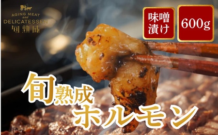 旬熟成 ホルモン 味噌漬け 600g [11100-2216]