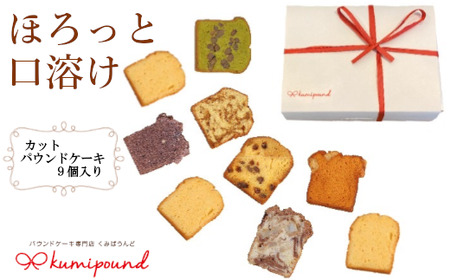 パウンドケーキ詰合せ(9個入り) [11100-0363]