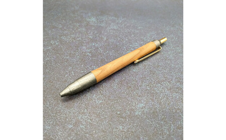 Baton Dor 欅(けやき)木軸ペン・ノック式ボールペン スペシャルエディション[燻し銀月]