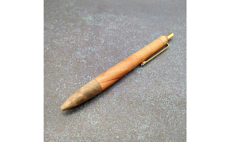 Baton Dor 欅(けやき)木軸ペン・ノック式ボールペン スペシャルエディション[斑紋石松染色]