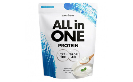 【ヨーグルト風味】AMBiQUE オールインワンプロテイン （1kg×12袋）