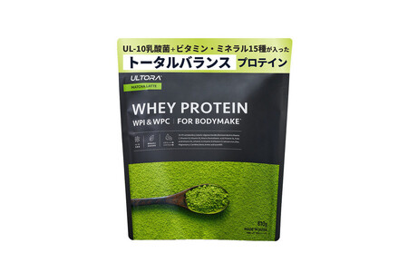 ULTORA ホエイダイエットプロテイン 810g 抹茶ラテ風味(リニューアル)