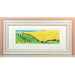 栗乃木ハルミ版画額装品「peace」