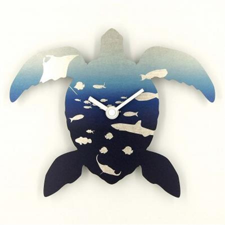 壁掛け時計「sea turle - gradation」