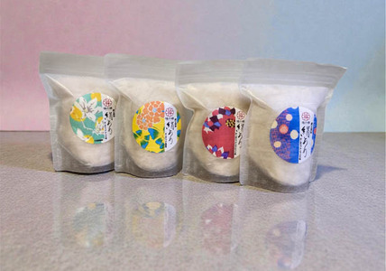 秩父銘仙 絹あめ 4個 / 絹あめ 綿あめ オーガニック素材 和スイーツ ギフト用 おしゃれパッケージ 伝統柄 個包装 食べ比べ お菓子セット 軽い口どけ 甘さ控えめ プレゼント 手土産 埼玉県 No.634