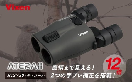 防振双眼鏡 ビクセン アテラ ATERAII H12x30 チャコール | 双眼鏡 双眼鏡 双眼鏡 双眼鏡 双眼鏡 vixen
