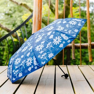 MOOMINVALLEY PARK 晴雨兼用 折り畳み傘 花畑 