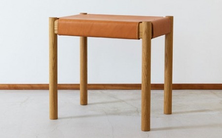 ヌメ革のスツール オーク 林蔵 wood furniture | 椅子 スツール ヌメ革 椅子 スツール ヌメ革 椅子 スツール ヌメ革 椅子 スツール ヌメ革 椅子 スツール ヌメ革