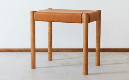 ヌメ革のスツール チェリー 林蔵 wood furniture | 椅子 スツール ヌメ革 椅子 スツール ヌメ革 椅子 スツール ヌメ革 椅子 スツール ヌメ革 椅子 スツール ヌメ革
