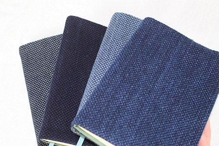 武州正藍染 剣道刺子織 ブックカバー 文庫サイズ