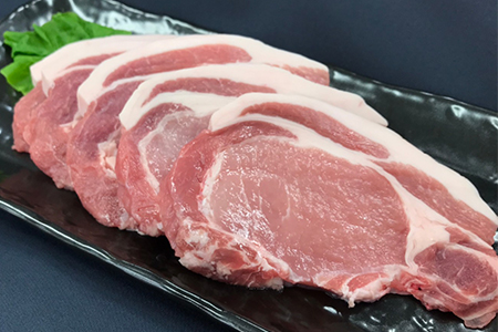 三元豚 ロースとんかつ用 1kg (100g×10枚) 豚肉 三元豚 豚肉 間中さん家 米豚 ロース とんかつ トンテキ ステーキ ブランド 埼玉県 羽生市 